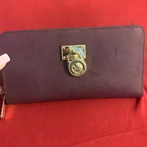 Maroon Michael kors wallet